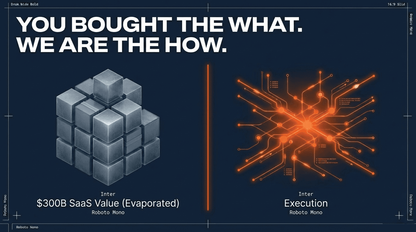 You Bought the What. We Are the How.